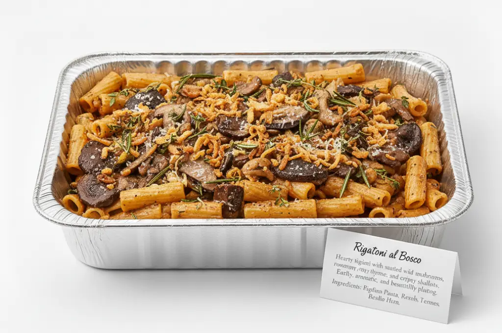 Rigatoni al Bosco — Milan Style pasta