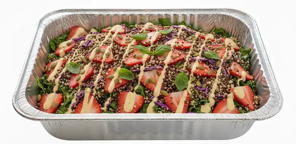 Strawberry Quinoa Kale Salad